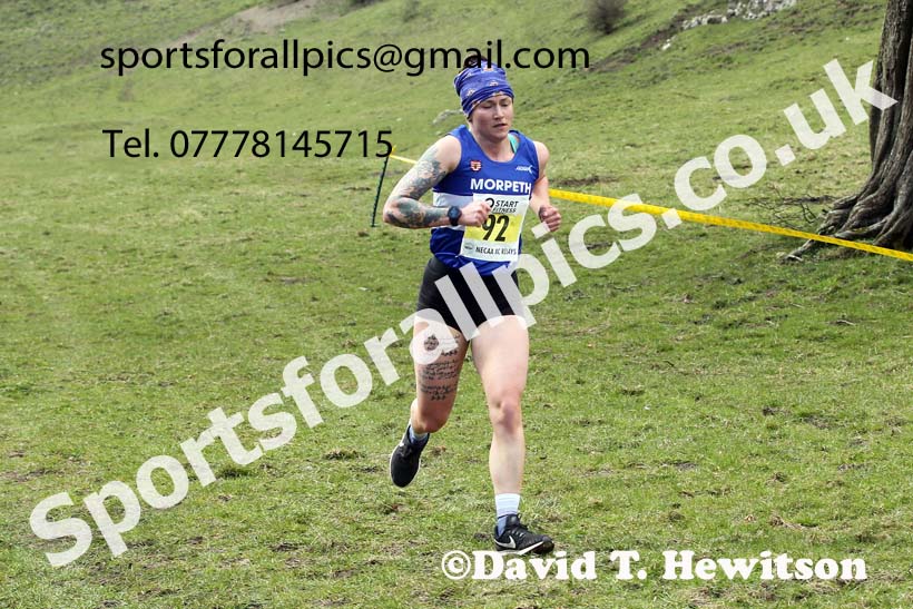 Masters men 2021 NECAA Cross Country Relays, Thornley Farm, Peterlee, Saturday, April 10th. Photo: David T. Hewitson/Sports for All Pics